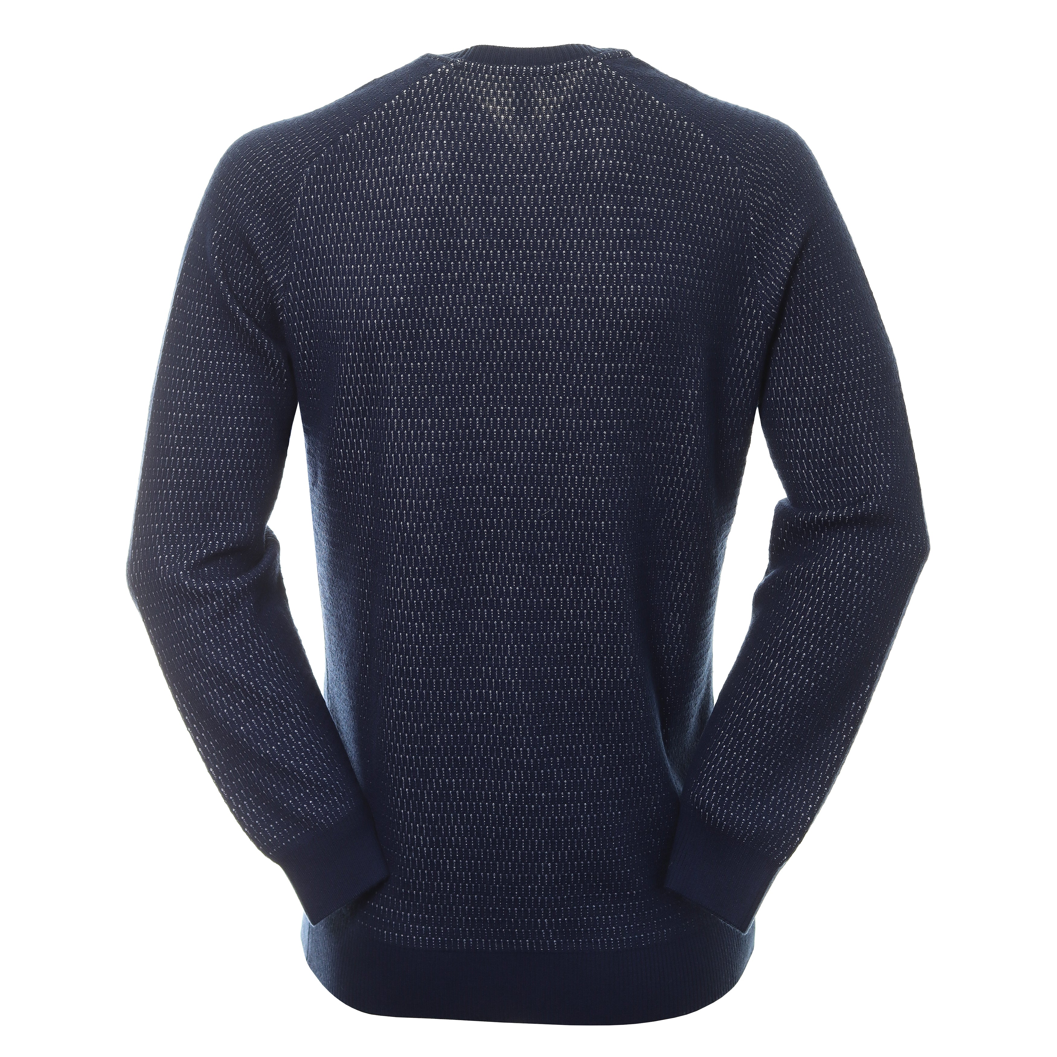 adidas Golf Primeknit Crew Neck HR7959 Collegiate Navy White ...